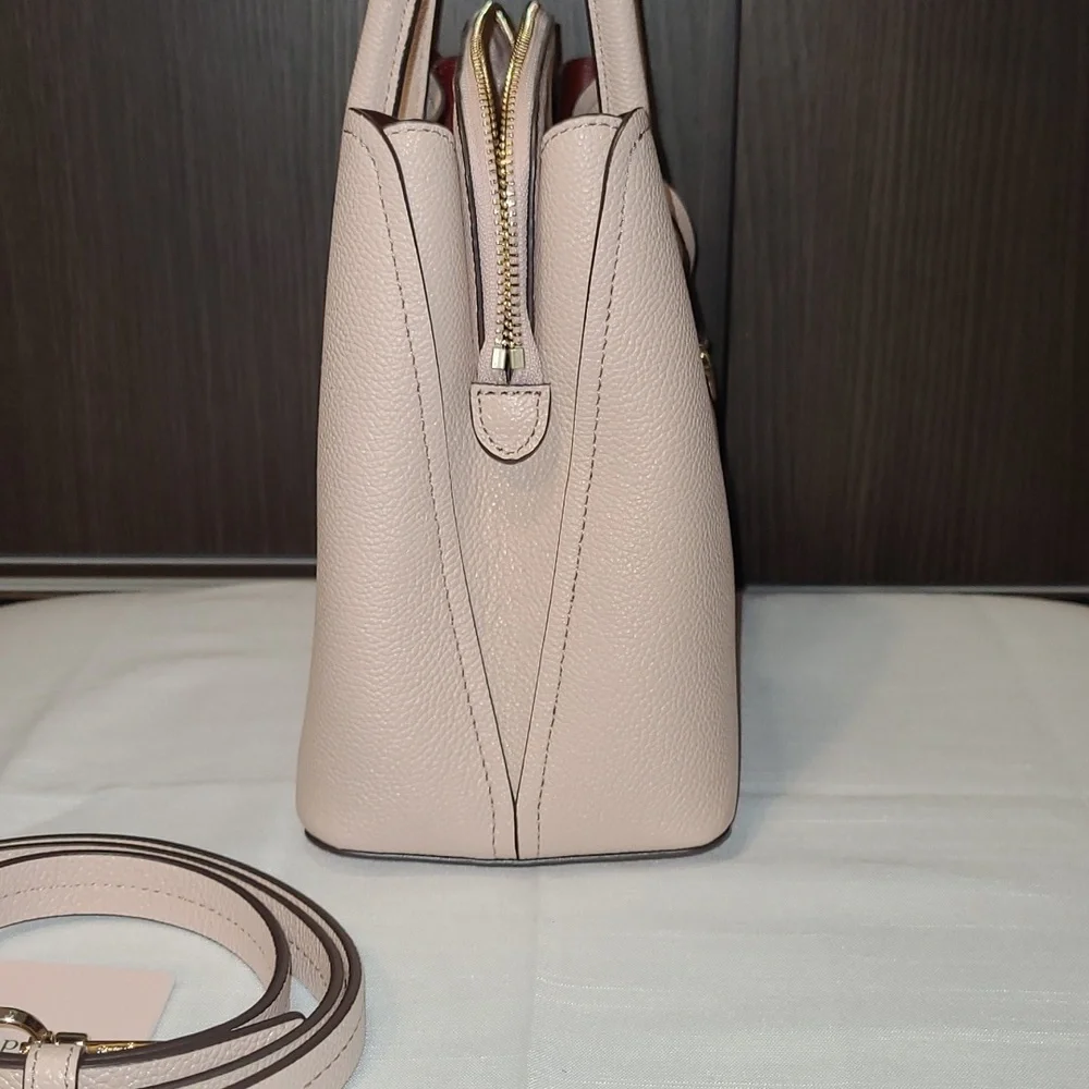 Kate Spade Dusty Pink Leather Top-Handle Satchel